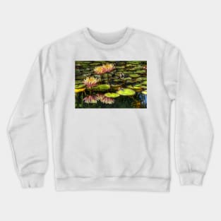 Flowers in a Pond Crewneck Sweatshirt